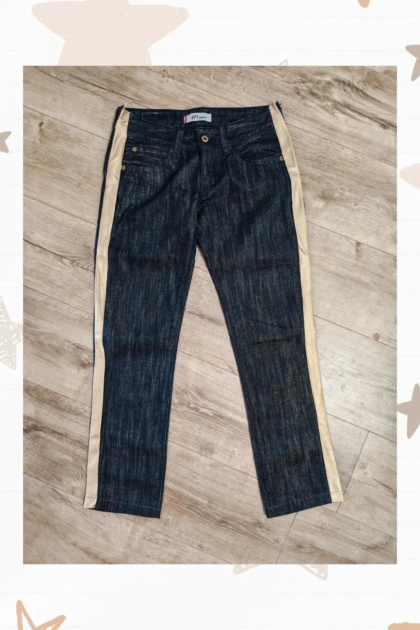 Vaqueros Levi's con bandas laterales  - Talla S/M